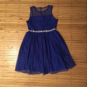 Blue Sequin Dress